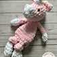 Mini JUMBO Luna the Unicorn - Crochet Snuggler