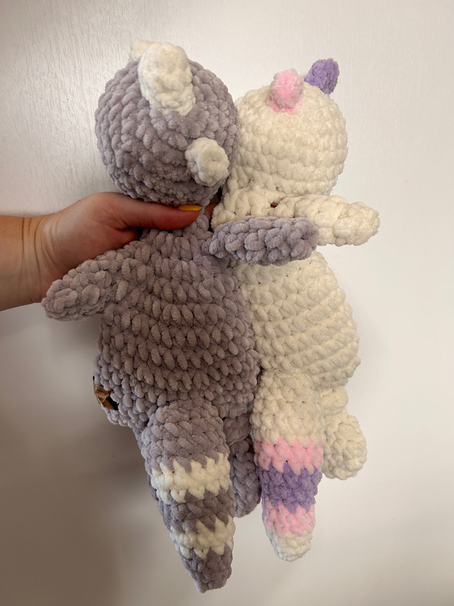 Tinysauraus The Dino - Midi Crochet Snuggler / Lovey