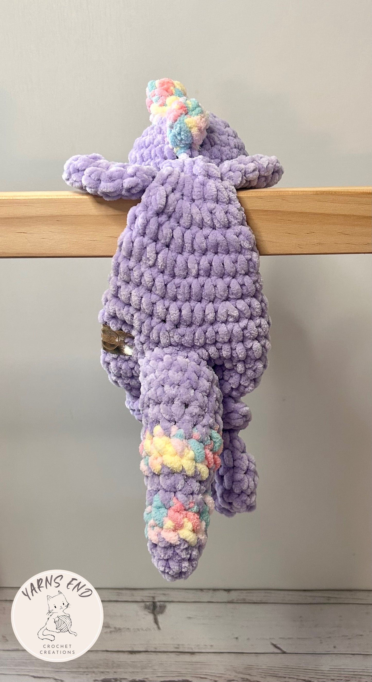 Tinysauraus The Dino - Midi Crochet Snuggler / Lovey